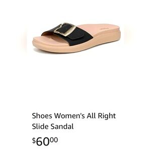 Dr. Scholl’s Women's All Right Black Slide Sandal